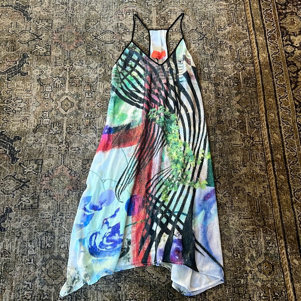 Clover Canyon Full Sequins Racerback Dress Medium NEW